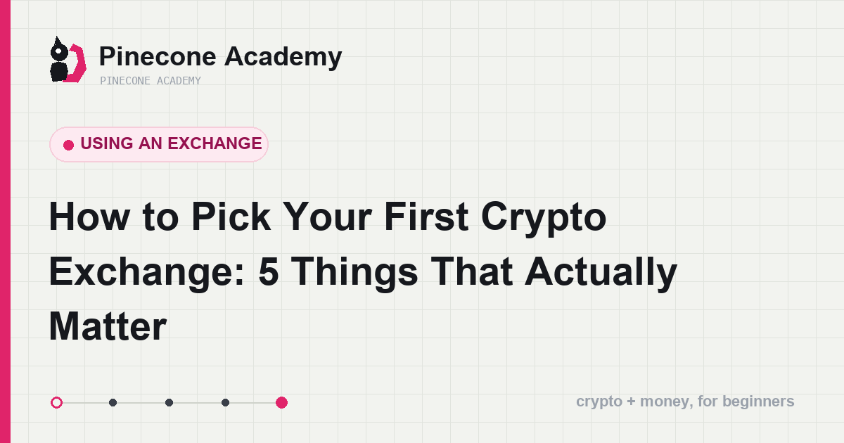 Five dimensions for choosing an exchange: safety, liquidity, ease of use, deposits and withdrawals, fees