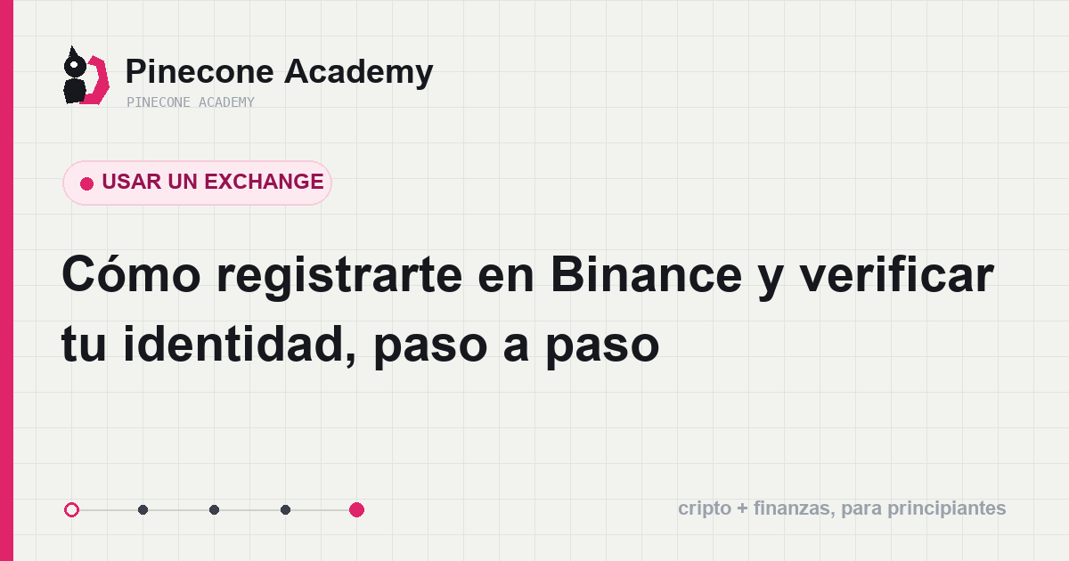 Flujo de pasos del registro a la verificación en Binance: registro, contraseña, dos pasos, KYC y ajustes posteriores